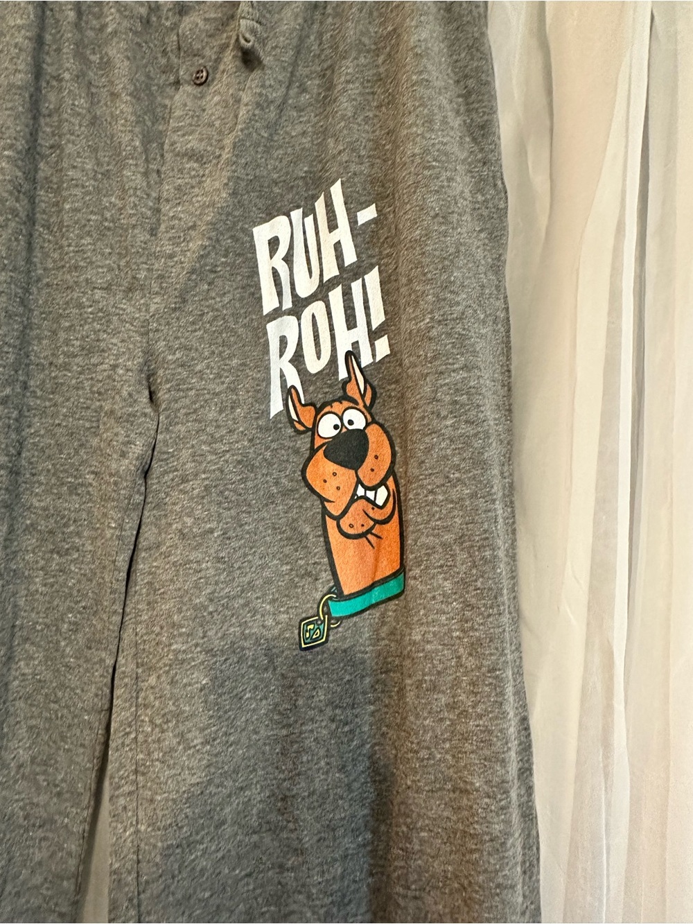 Scooby Doo Men’s Gray Scooby-Doo Lounge Pants Nwot View 2